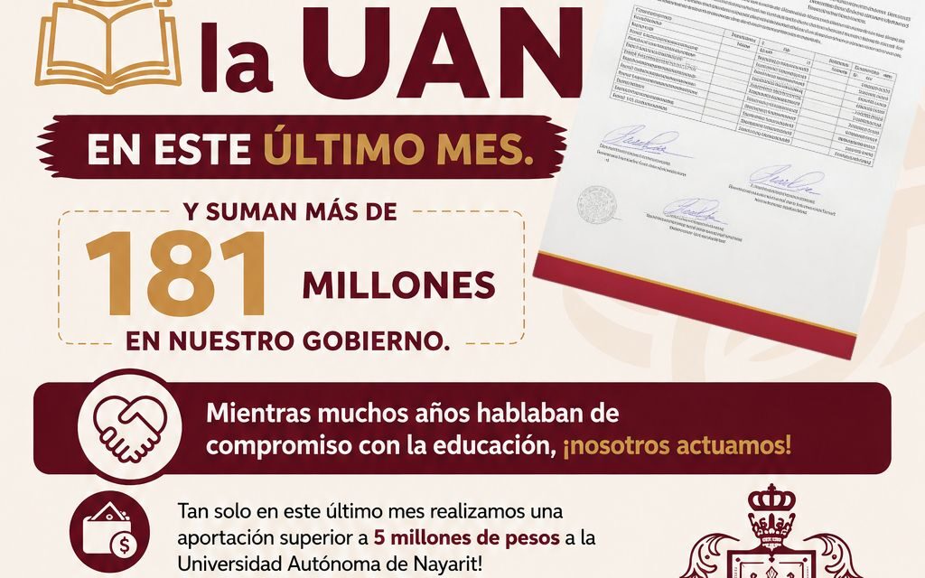 ¡BAHÍA DE BANDERAS FORTALECE LA EDUCACIÓN CON APOYO A LA UAN!