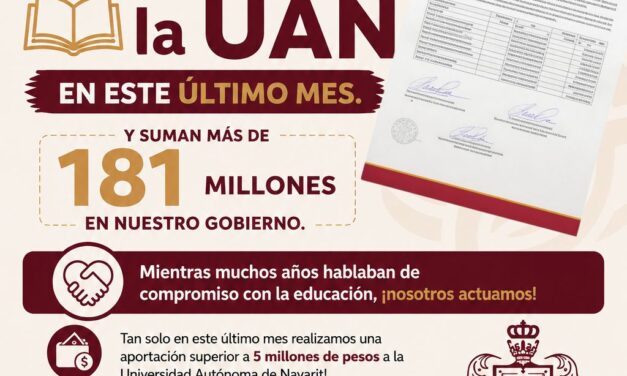 ¡BAHÍA DE BANDERAS FORTALECE LA EDUCACIÓN CON APOYO A LA UAN!