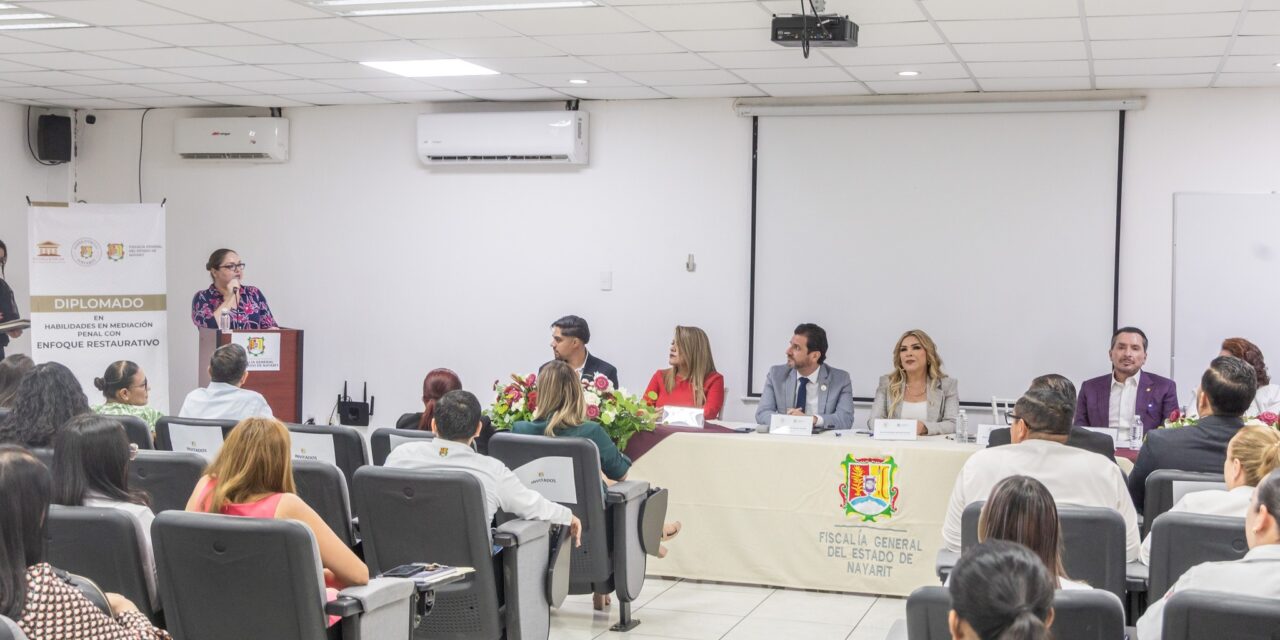 PODER JUDICIAL Y FISCALÍA DE NAYARIT FIRMAN CONVENIO PARA FORTALECER LA MEDIACIÓN PENAL