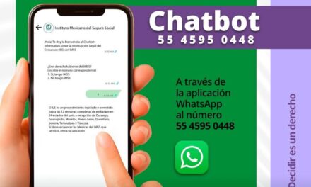¡IMSS OFRECE ORIENTACIÓN MÉDICA A TRAVÉS DE SU CHATBOT EN WHATSAPP!
