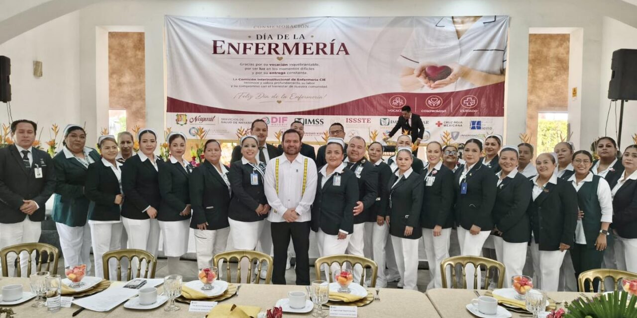 ¡IMSS NAYARIT PARTICIPA EN CEREMONIA ESTATAL POR EL DÍA INTERNACIONAL DE LA ENFERMERÍA!