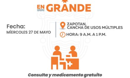 ¡SALUD EN GRANDE LLEGA A ZAPOTÁN CON SERVICIOS MÉDICOS GRATUITOS!