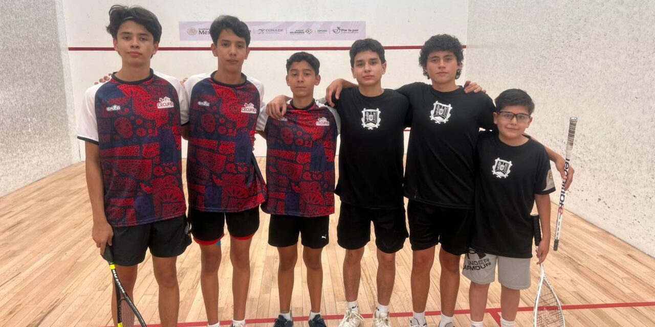 ¡NAYARIT VA POR EL PODIO EN SQUASH DE LA OLIMPIADA NACIONAL!
