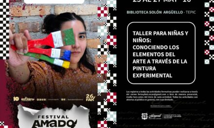 El Gobierno del Estado de Nayarit invita a todas y todos a conocer las actividades formativas del Festival Amado Nervo.