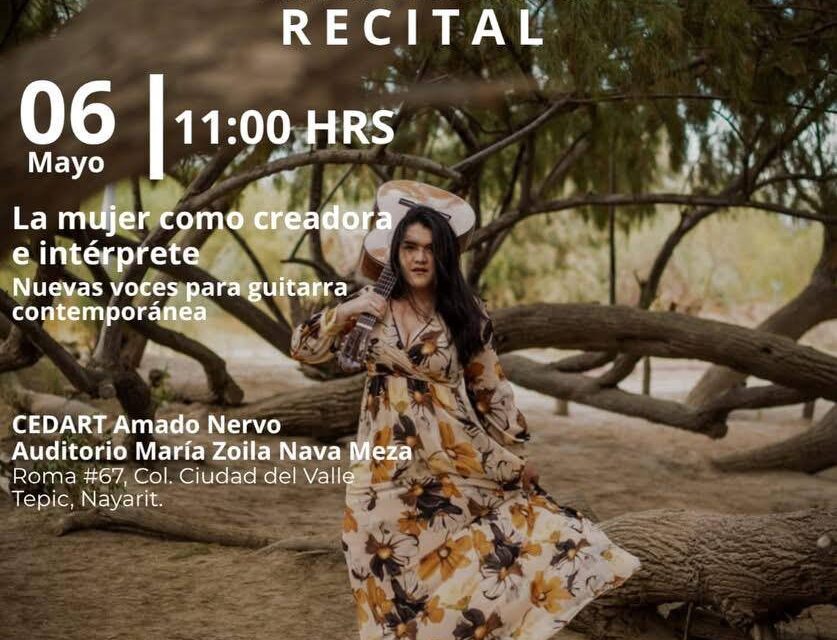 ¡LUISA LUÉVANO LLEGA A NAYARIT CON MÚSICA Y GUITARRA CONTEMPORÁNEA!