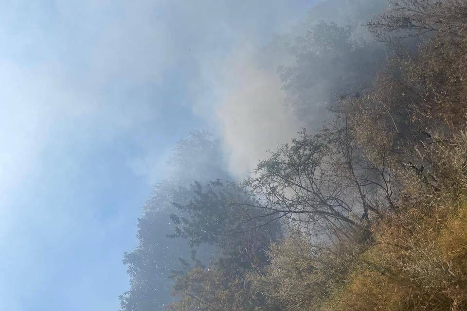 ¡BRIGADAS CONTINÚAN COMBATIENDO INCENDIO EN EL FRACCIONAMIENTO CANOAS!