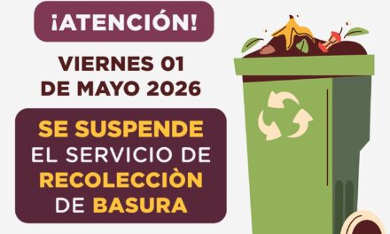 AVISO IMPORTANTE: SUSPENSIÓN DEL SERVICIO DE RECOLECCIÓN DE BASURA