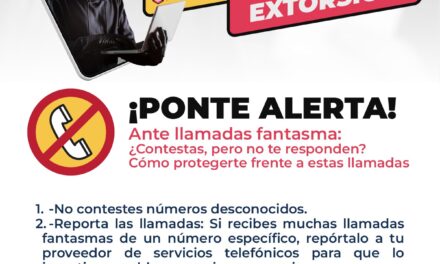¡ALTO A LA EXTORSIÓN! PREVENIR ES PROTEGERTE
