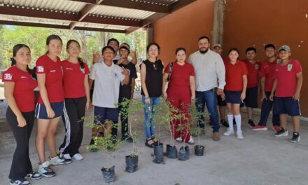 ¡ACAPONETA REFORESTA ESPACIOS EDUCATIVOS CON PLANTACIÓN DE ÁRBOLES EN CASAS COLORADAS!