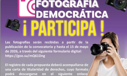 ¡CAPTURA LA DEMOCRACIA Y PARTICIPA!
