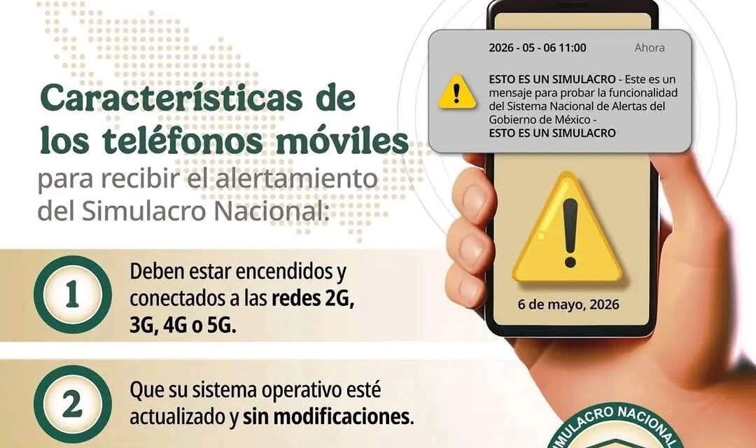 Bahía de Banderas se suma al Primer Simulacro Nacional 2026