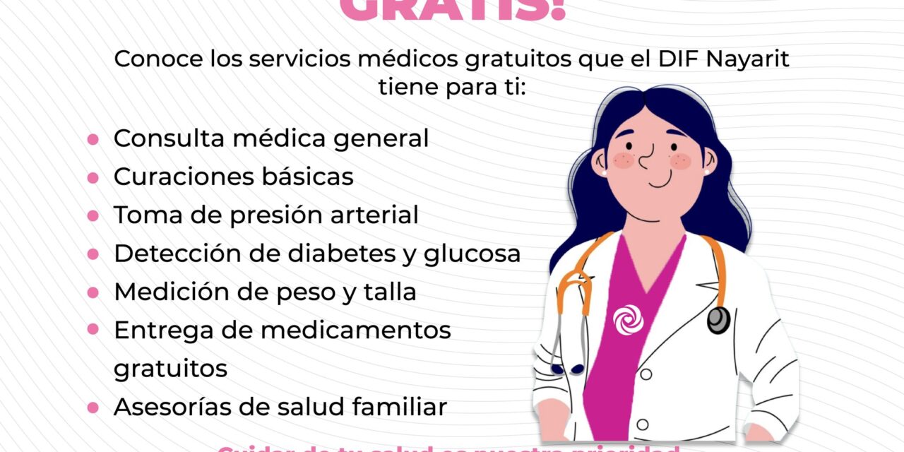 En DIF Nayarit, tu salud es nuestra prioridad