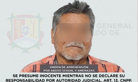 Boletín | SE CUMPLIMENTA ORDEN DE APREHENSIÓN POR ABUSO SEXUAL Y AMENAZAS