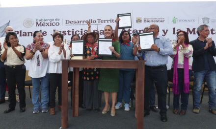 Presidenta Claudia Sheinbaum restituye 54 hectáreas como parte del Plan de Justicia para Atenco y la Montaña