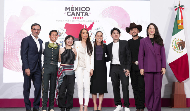 Presidenta Claudia Sheinbaum presenta 2da edición de México Canta