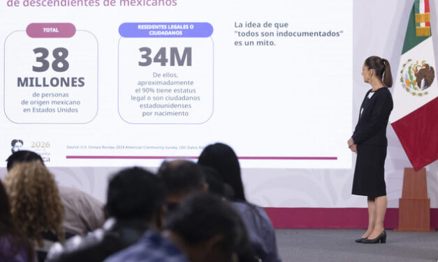 La buena relación entre México y Estados Unidos se basa en la aportación de los mexicanos en EU a la economía de ambas naciones: Presidenta