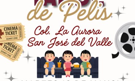 La “Tarde de Pelis” llegará a la colonia La Aurora de San José del Valle