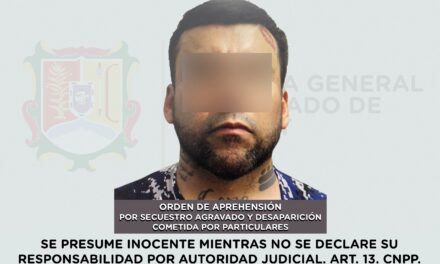 📢 #Boletín | CAPTURADO POR SECUESTRO AGRAVADO Y DESAPARICIÓN COMETIDA POR PARTICULARES