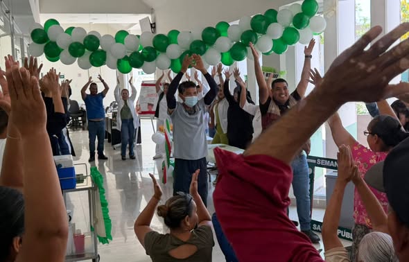 Concluye con éxito la Semana Nacional de Salud Pública 2026 en el Hospital Comunitario de Tuxpan