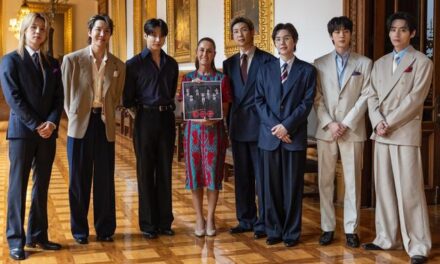 Presidenta Claudia Sheinbaum recibe a BTS en Palacio Nacional
