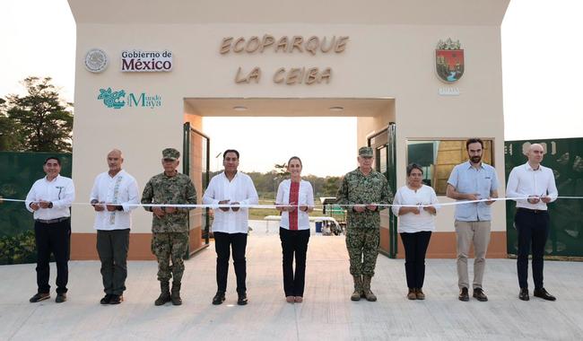 Ningún gobierno extranjero puede entrar en nuestro territorio, aquí defendemos la patria: Presidenta en inauguración de Ecoparque “La Ceiba”
