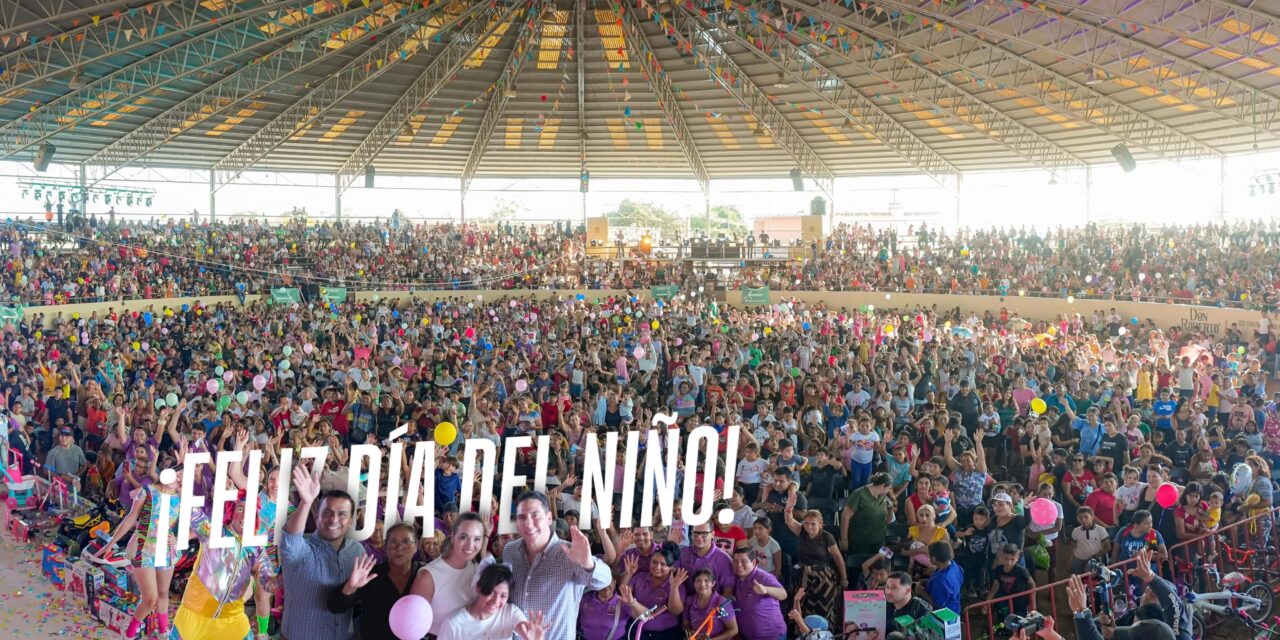 Gran festejo del Día del Niño llena de color y alegría a Bahía de Banderas