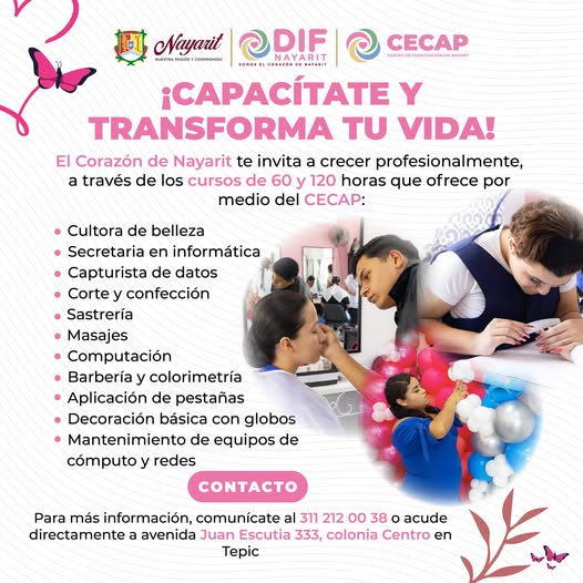MEJORA TU ECONOMÍA CON CURSOS DE EMPRENDIMIENTO DEL DIF NAYARIT
