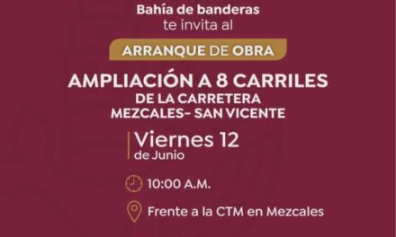 ¡GRAN INICIO DE OBRA EN MEZCALES!