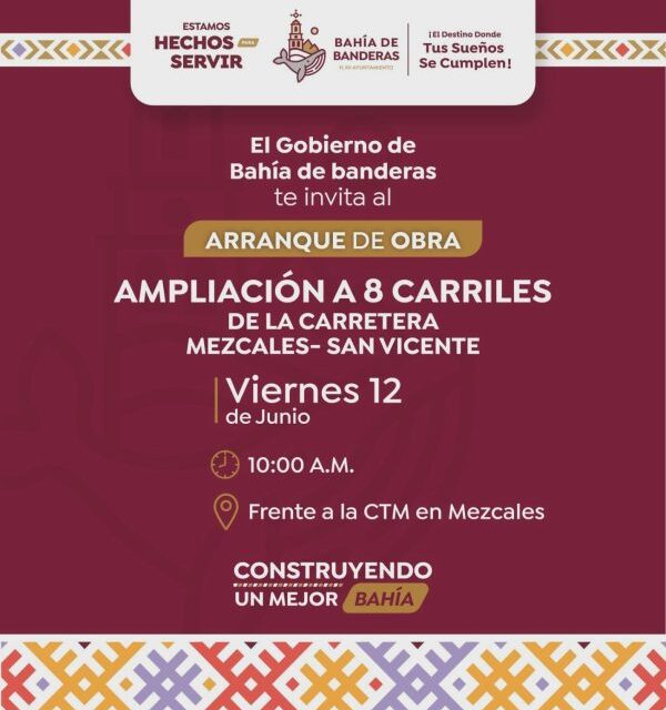 ¡GRAN INICIO DE OBRA EN MEZCALES!