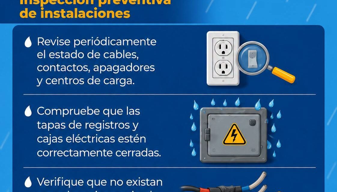 ¡EVITA CORTOS CIRCUITOS DURANTE LA TEMPORADA DE LLUVIAS!