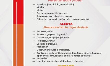 ¡IDENTIFICAR LA VIOLENCIA ES EL PRIMER PASO PARA PREVENIRLA!