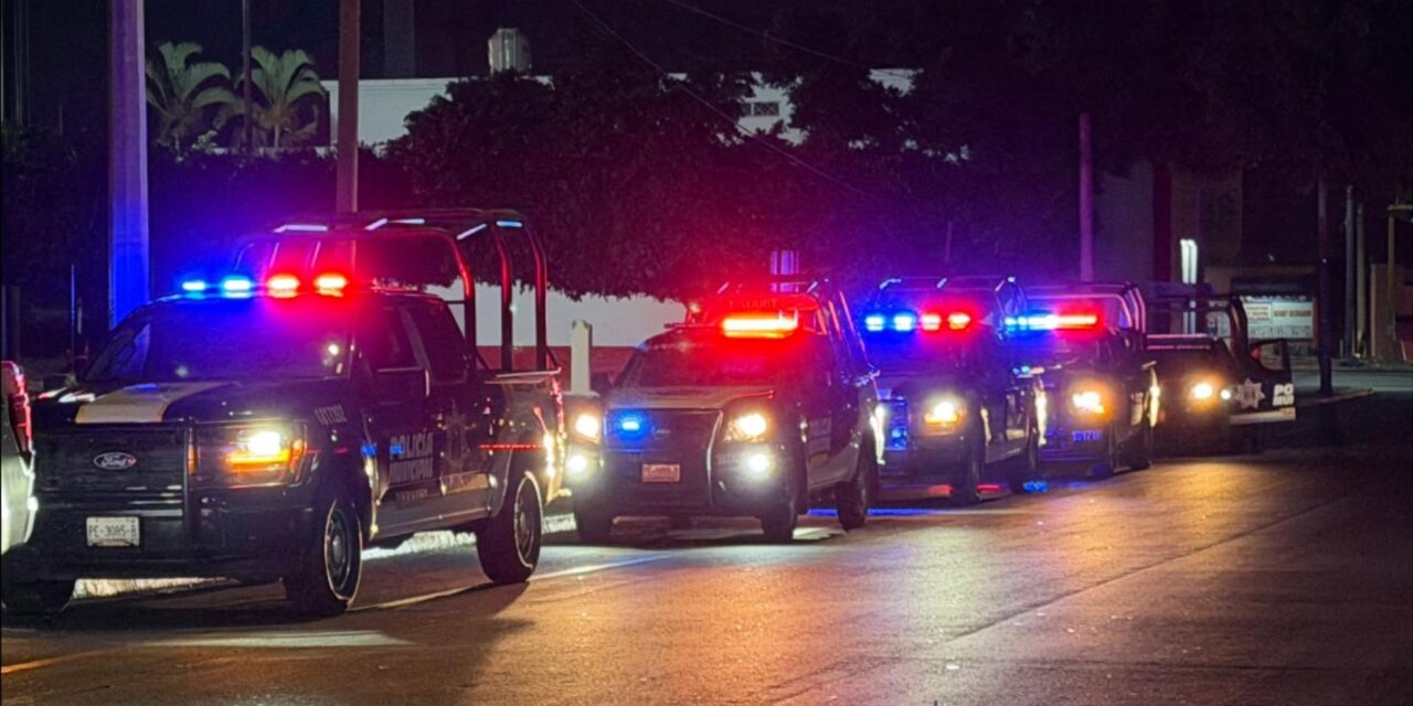 ¡OPERATIVO RELÁMPAGO REFUERZA LA SEGURIDAD EN TEPIC!