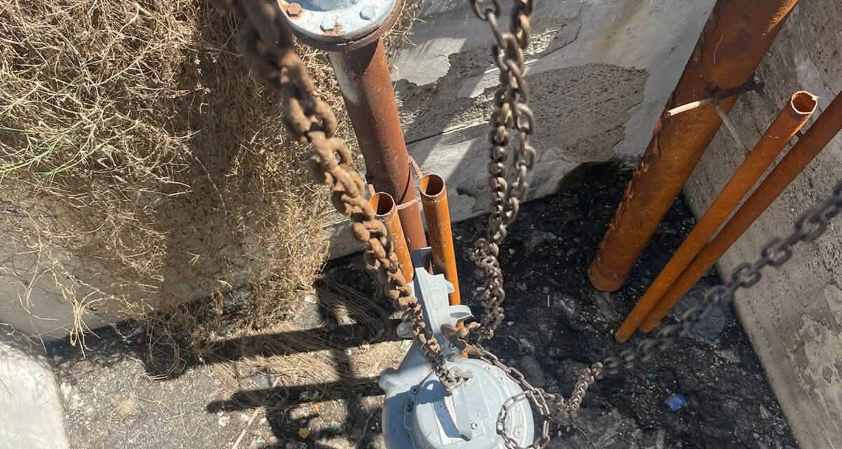 ¡REPARACIÓN Y CAMBIO DE EQUIPO EN EL CÁRCAMO DE SANTA FE!