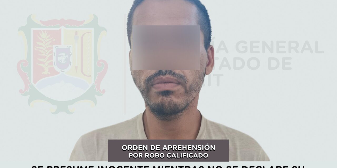 📢 #Boletín | CAPTURADO PRESUNTO RESPONSABLE DE ROBO CALIFICADO