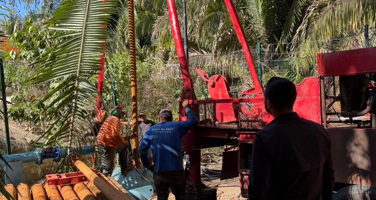 ¡TRABAJOS DE SUSTITUCIÓN EN EL POZO FONATUR PARA RESTABLECER EL SERVICIO DE AGUA!