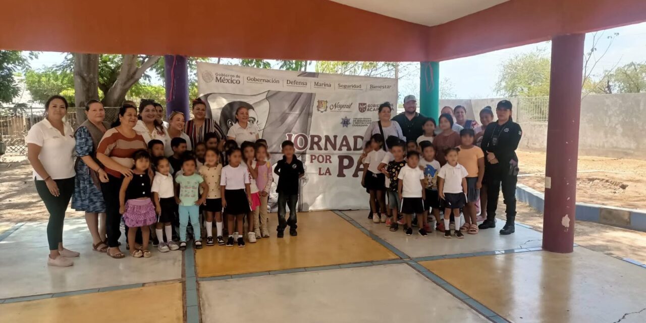 ¡DIVERTIDA JORNADA POR LA PAZ FORTALECE LOS VALORES EN LA NIÑEZ ACAPONETENSE!