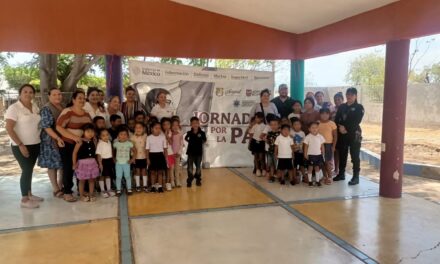 ¡DIVERTIDA JORNADA POR LA PAZ FORTALECE LOS VALORES EN LA NIÑEZ ACAPONETENSE!