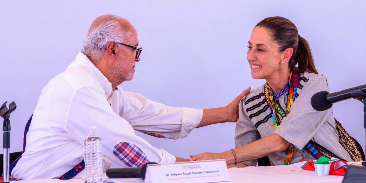 Miguel Ángel Navarro felicita a la presidenta Claudia Sheinbaum en su cumpleaños