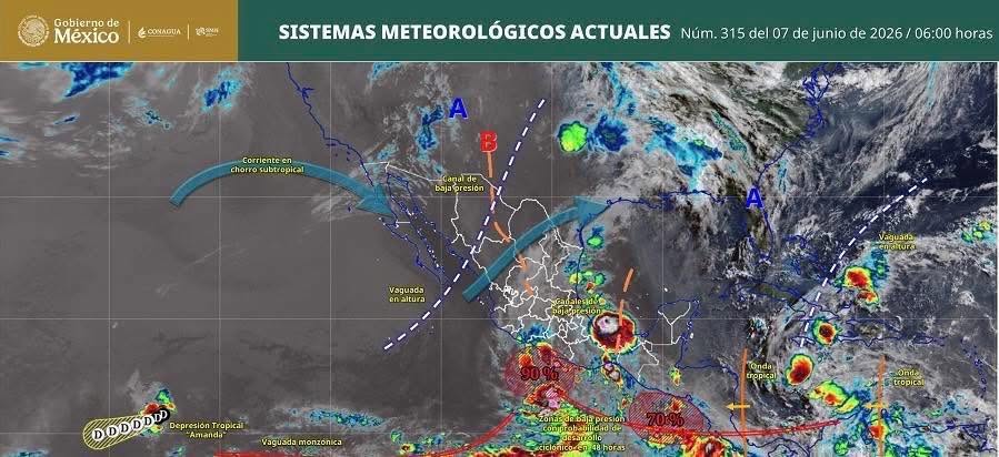 ¡ALERTA POR LLUVIAS FUERTES Y POSIBLE CICLÓN TROPICAL!