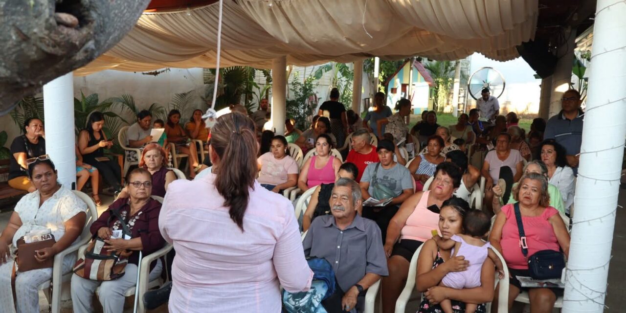 ¡AVANZA CARMINA REGALADO CON ASAMBLEAS INFORMATIVAS EN DEFENSA DE LA SOBERANÍA NACIONAL!