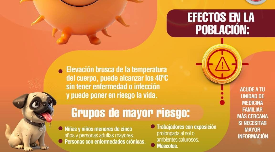 ¡ALERTA POR ONDA DE CALOR! PROTEGE TU SALUD Y LA DE TU FAMILIA