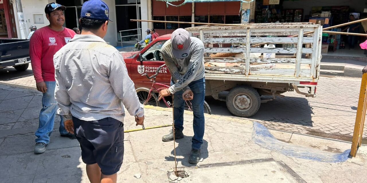 ¡REALIZAN MANTENIMIENTO Y DESAZOLVE EN EL MERCADO MUNICIPAL DE ACAPONETA!