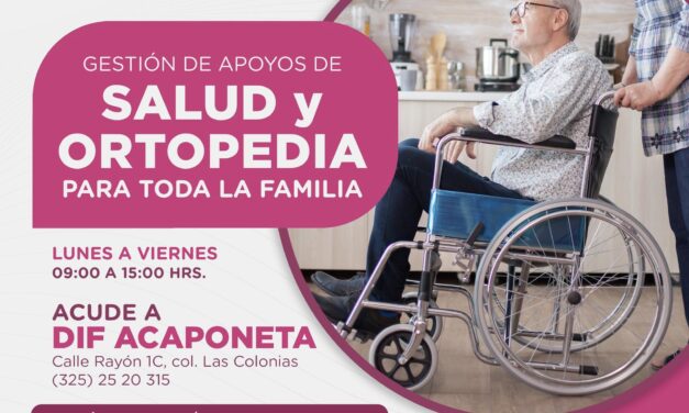 ¡DIF ACAPONETA APOYA CON TRÁMITES PARA CIRUGÍAS, LENTES Y APARATOS ORTOPÉDICOS!