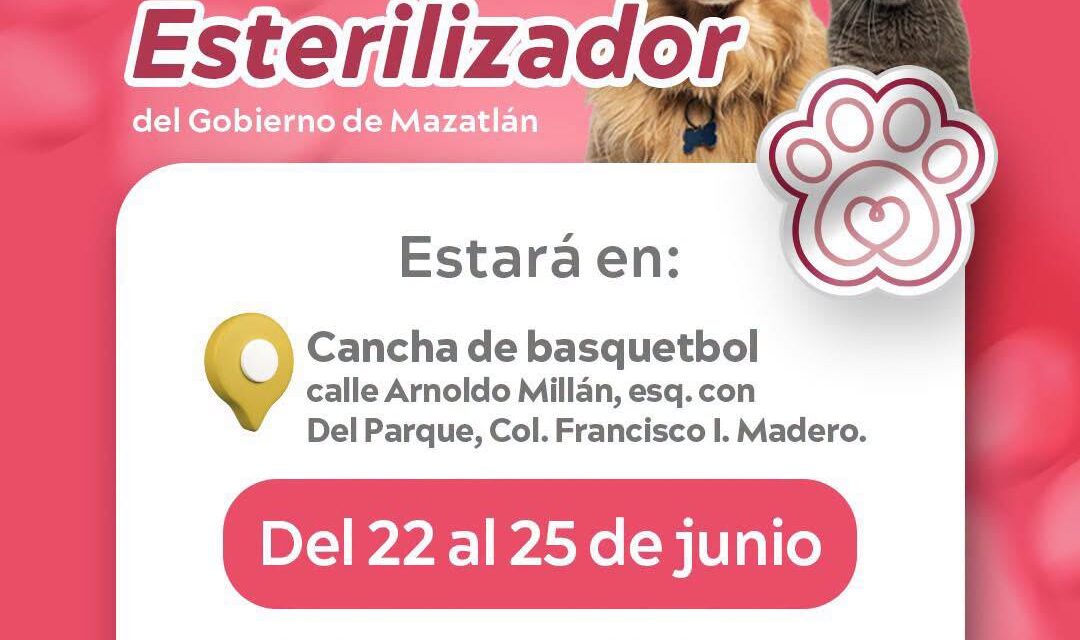 ¡CAMIÓN ESTERILIZADOR LLEGA A LA COLONIA FRANCISCO I. MADERO!