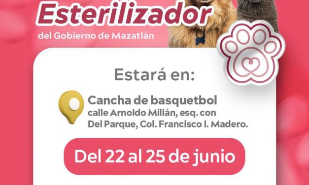 ¡CAMIÓN ESTERILIZADOR LLEGA A LA COLONIA FRANCISCO I. MADERO!