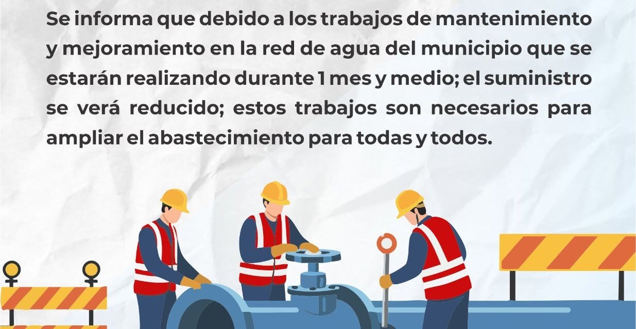 ¡INICIAN TRABAJOS PARA MEJORAR EL ABASTECIMIENTO DE AGUA EN ACAPONETA!