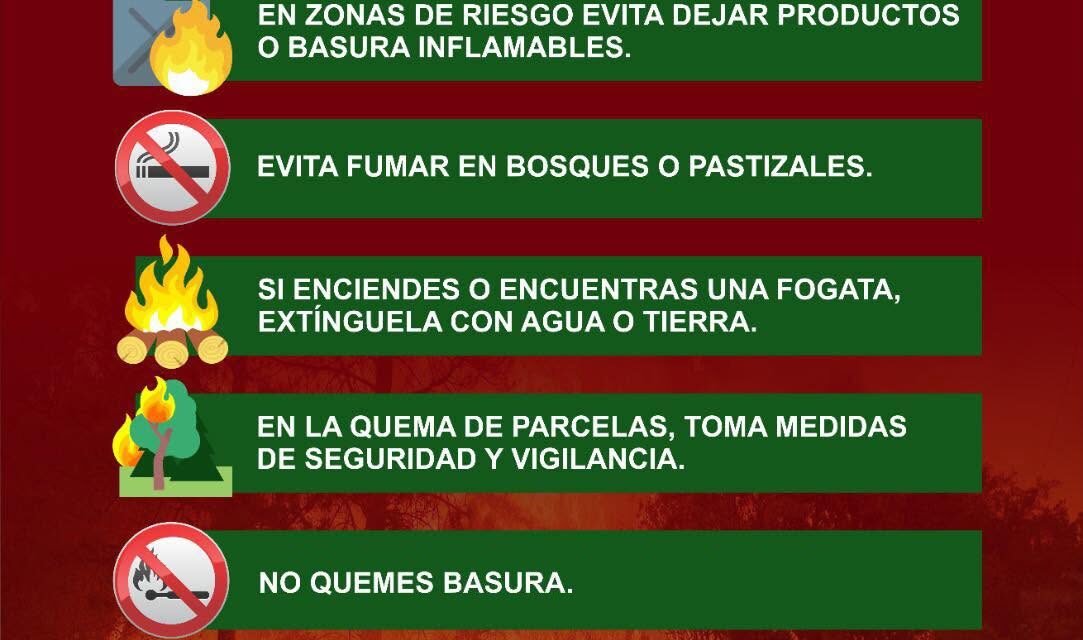 ¡EVITA QUEMAS DE PASTIZALES Y PREVIENE INCENDIOS EN ACAPONETA!