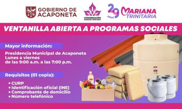 ¡GOBIERNO DE ACAPONETA IMPULSA SUBSIDIOS PARA MEJORAR TU HOGAR Y ECONOMÍA FAMILIAR!