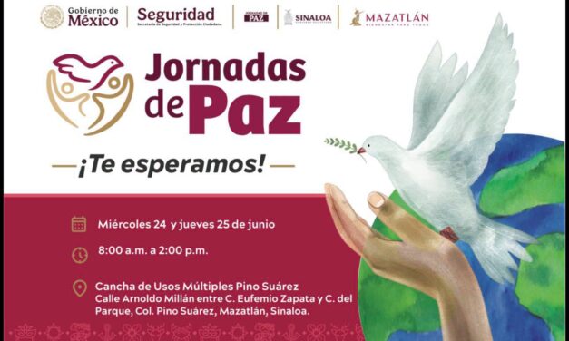 ¡JORNADAS DE PAZ EN PINO SUÁREZ! SERVICIOS GRATUITOS PARA TODA LA FAMILIA