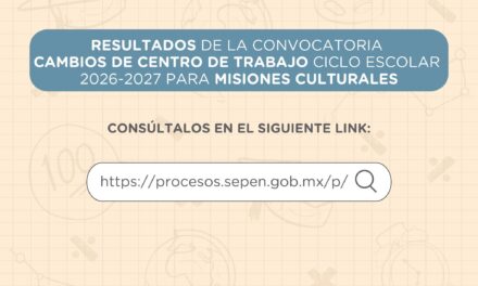 ¡YA ESTÁ DISPONIBLE EL LISTADO PREVIO DE CAMBIOS DE CENTRO DE TRABAJO 2026-2027!